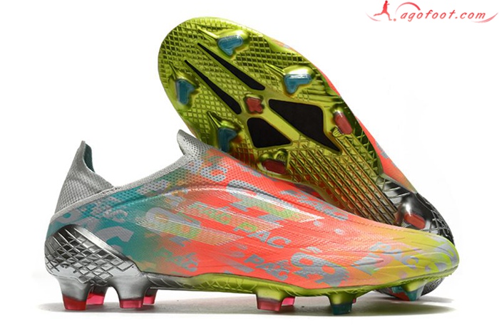 Adidas Chaussures de Foot X Speedflow+ FG Orange