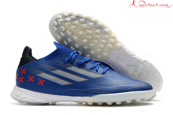 Adidas Chaussures de Foot X Speedflow.1 TF Bleu Marins