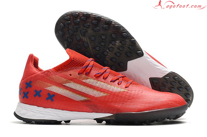 Adidas Chaussures de Foot X Speedflow.1 TF Rouge