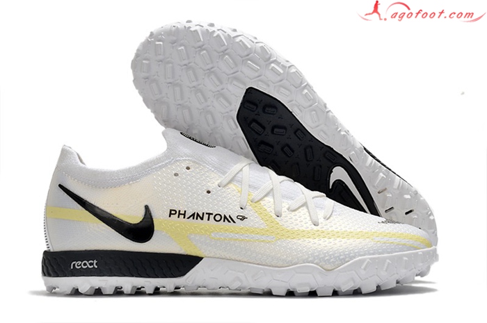Nike Chaussures de Foot Phantom GT Pro TF Blanc