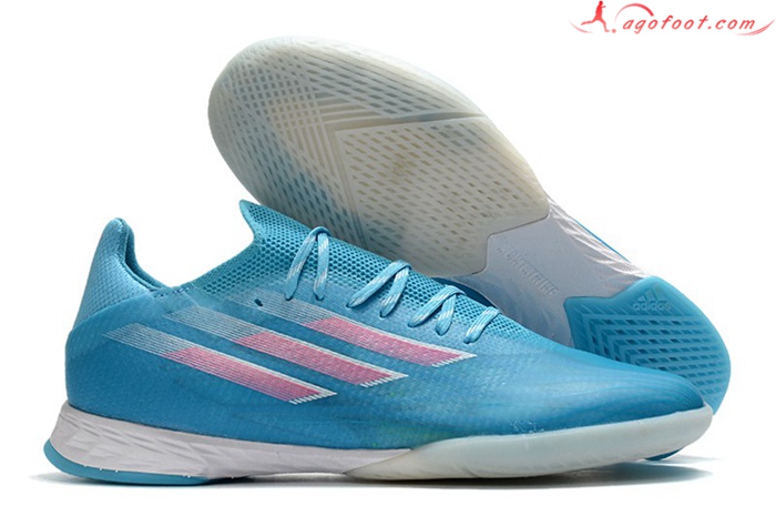 Adidas Chaussures de Foot X Speedflow.1 IC Bleu Clair