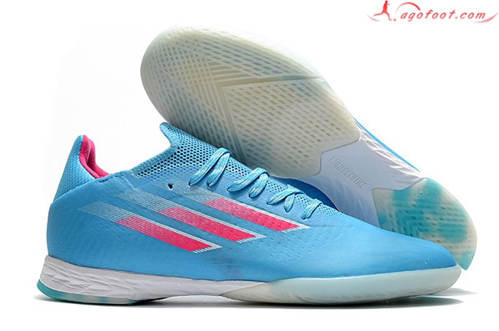 Adidas Chaussures de Foot X Speedflow.1 IC Bleu Clair