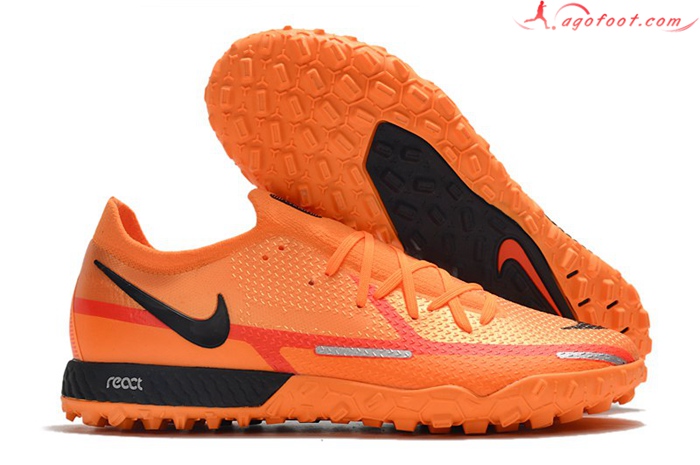 Nike Chaussures de Foot Phantom GT Pro TF Orange