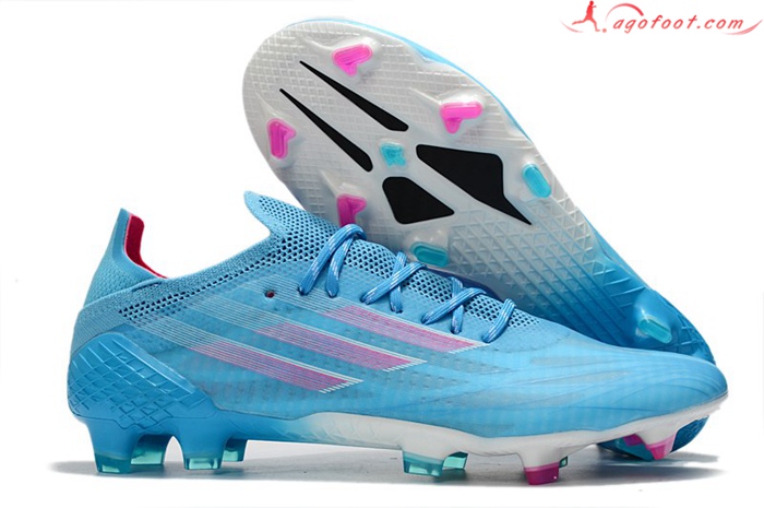 Adidas Chaussures de Foot X Speedflow.1 FG Bleu Clair
