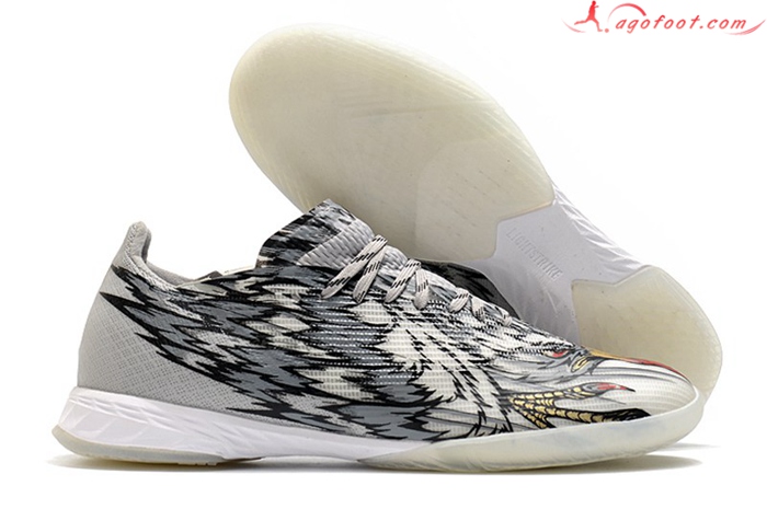 Adidas Chaussures de Foot X Ghosted.1 TF Gris