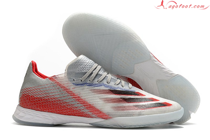 Adidas Chaussures de Foot X Ghosted.1 TF Gris