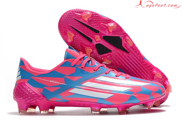 Adidas Chaussures de Foot F50 Ghosted Adizero HT FG Rose