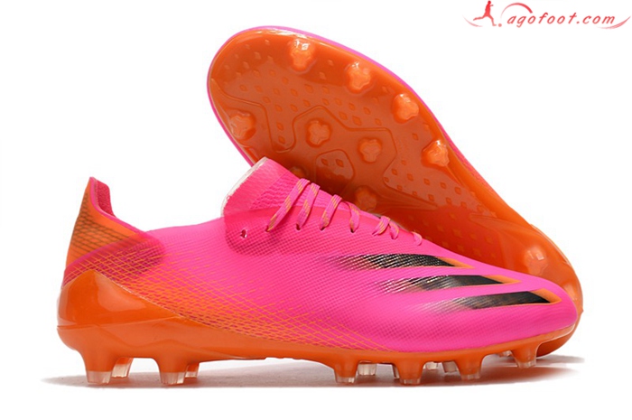 Adidas Chaussures de Foot X Ghosted.1 AG Rose