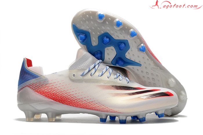 Adidas Chaussures de Foot X Ghosted.1 AG Blanc