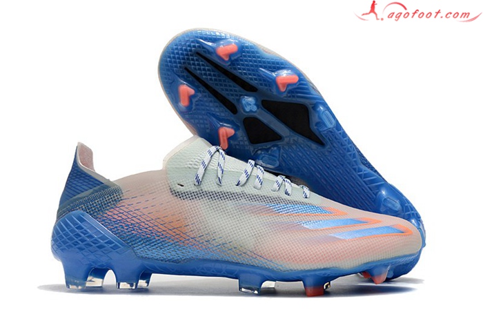 Adidas Chaussures de Foot X Ghosted.1 FG Bleu