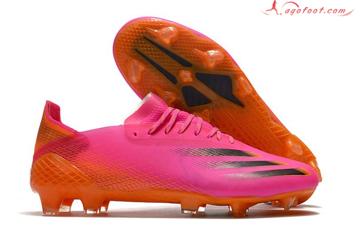 Adidas Chaussures de Foot X Ghosted.1 FG Rose