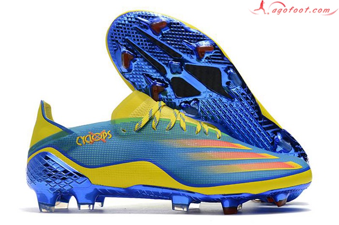 Adidas Chaussures de Foot X Ghosted.1 FG Bleu