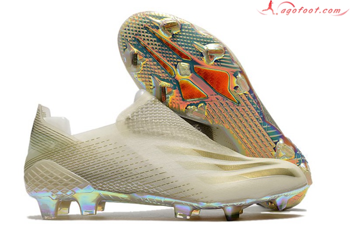 Adidas Chaussures de Foot X Ghosted FG39-45 Doré