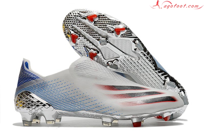 Adidas Chaussures de Foot X Ghosted FG39-45 Bleu