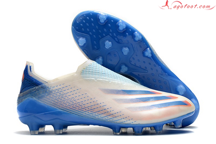 Adidas Chaussures de Foot X Ghosted AG Bleu