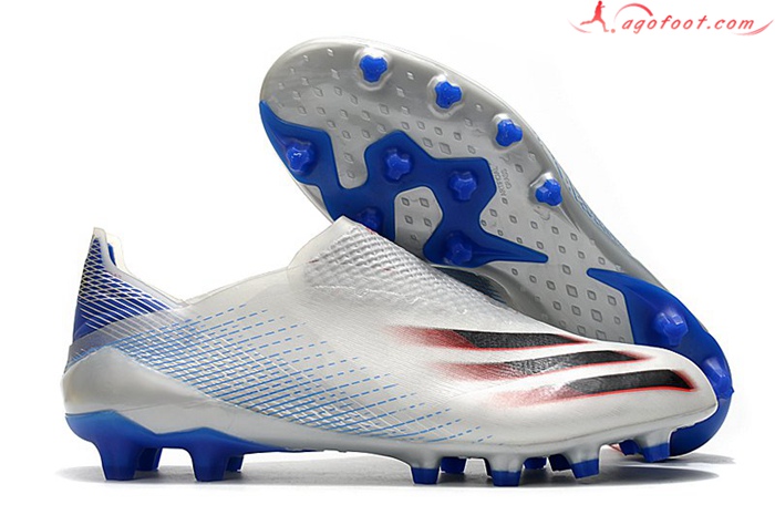 Adidas Chaussures de Foot X Ghosted AG Bleu