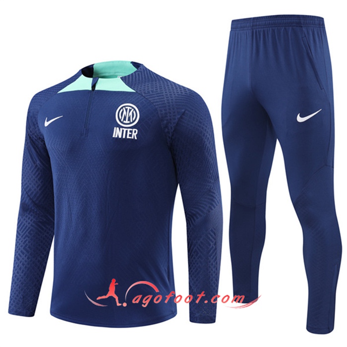 Ensemble Survetement de Foot Inter Milan Bleu 2022/2023