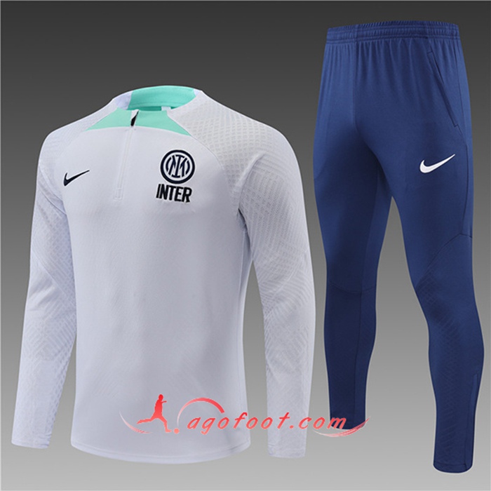 Ensemble Survetement de Foot Inter Milan Enfant Gris 2022/2023