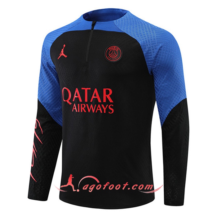 Sweatshirt Training Jordan PSG Noir/Bleu 2022/2023