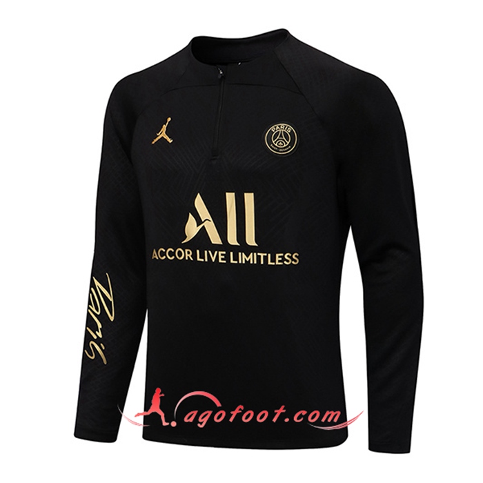 Sweatshirt Training Jordan PSG Noir 2022/2023