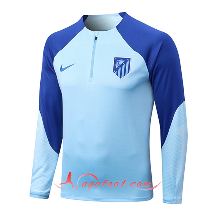 Sweatshirt Training Atletico Madrid Bleu 2022/2023