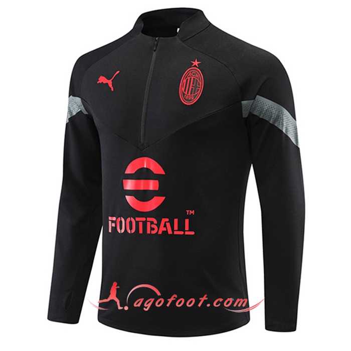 Sweatshirt Training Milan AC Noir 2022/2023