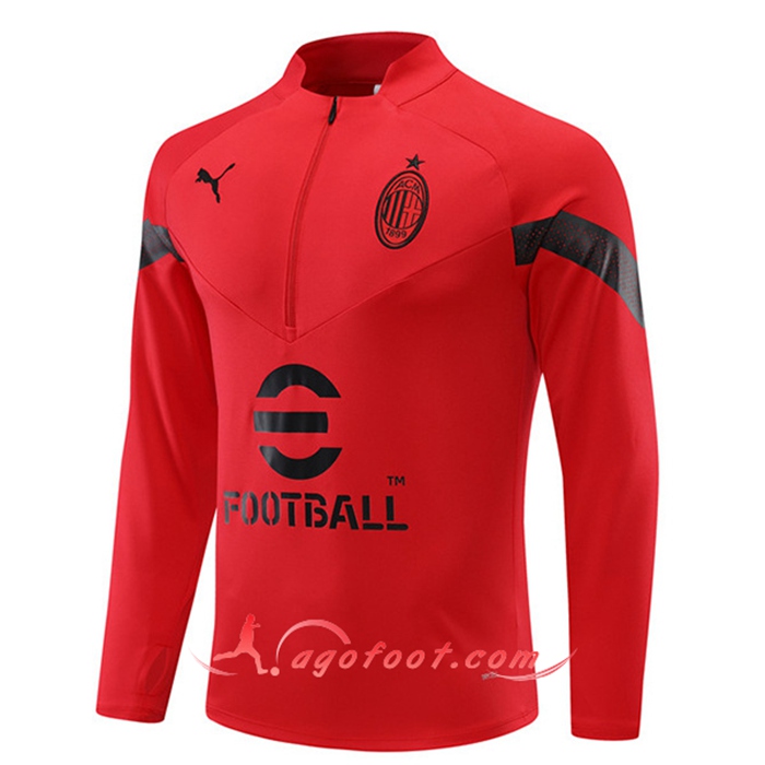 Sweatshirt Training Milan AC Rouge 2022/2023
