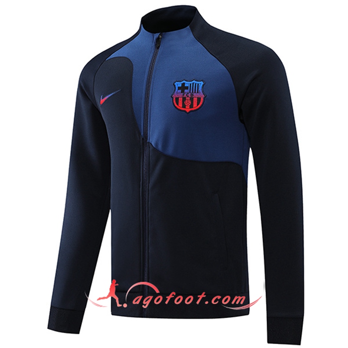 Veste Foot FC Barcelone Noir/Bleu 2022/2023