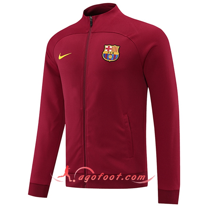 Veste Foot FC Barcelone Rouge Fonce 2022/2023