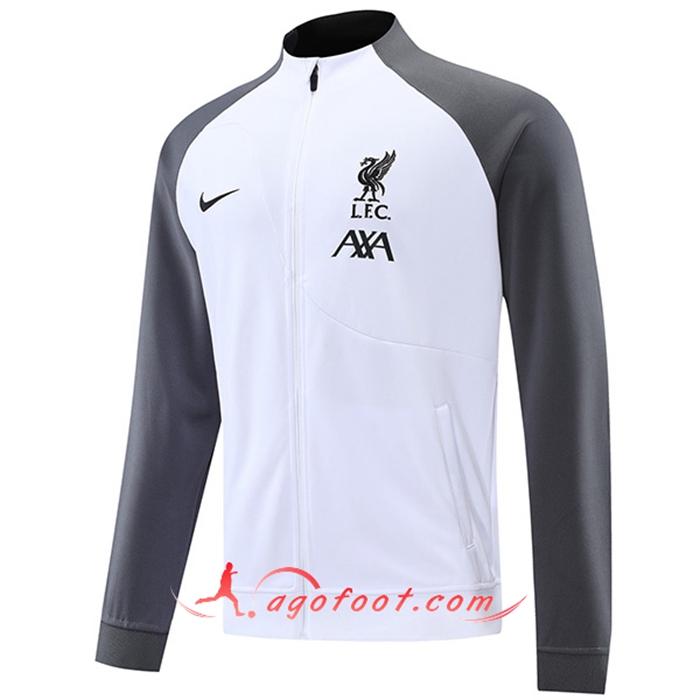 Veste Foot FC Liverpool Blanc 2022/2023