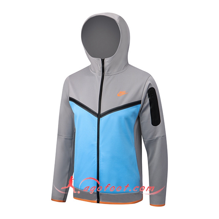 Veste A Capuche NIKE Bleu/Gris 2022/2023