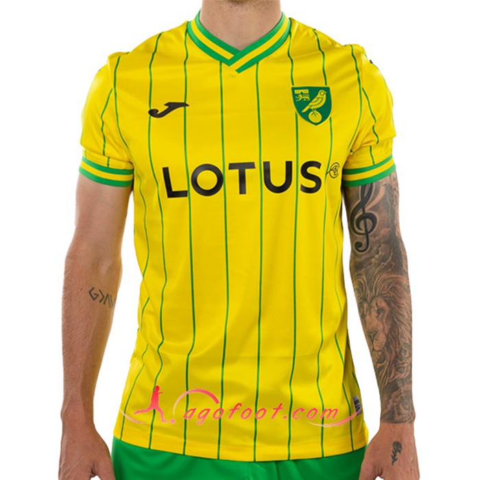 Nouveau Maillot de Foot Norwich City Domicile 2022/2023