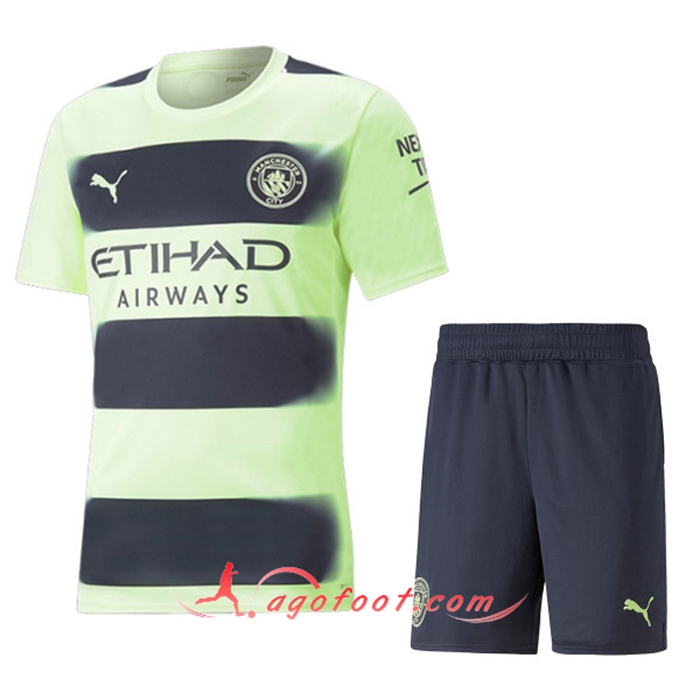 Nouveau Maillot de Foot Manchester City Enfant Third 2022/2023