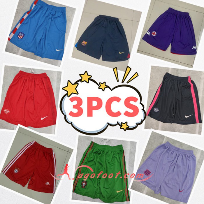 Short de Foot - Envoyé au Hasard 3PCS
