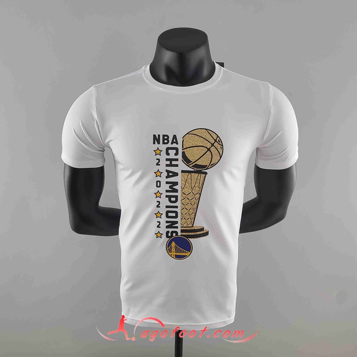 NBA Golden State Warriors T-Shirt Blanc #K000219