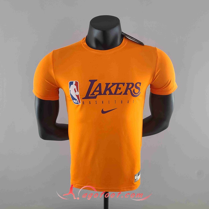 NBA Los Angeles Lakers T-Shirt Orange #K000220