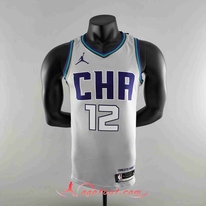Maillot Charlotte Hornets (OUBRE JR. #12) 2019 Gris