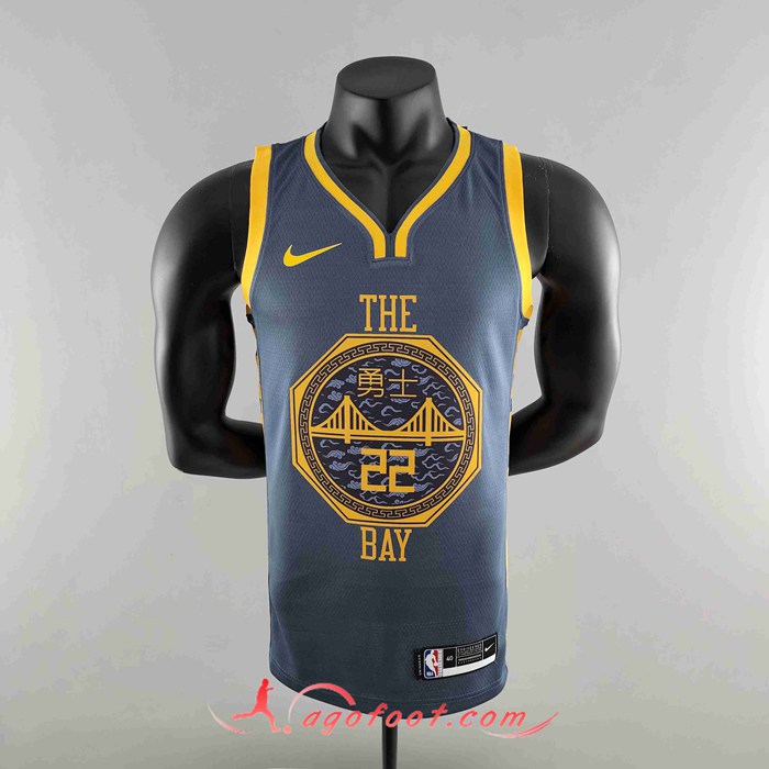 Maillot Golden State Warriors (WIGGINS #22) 2018 Gris