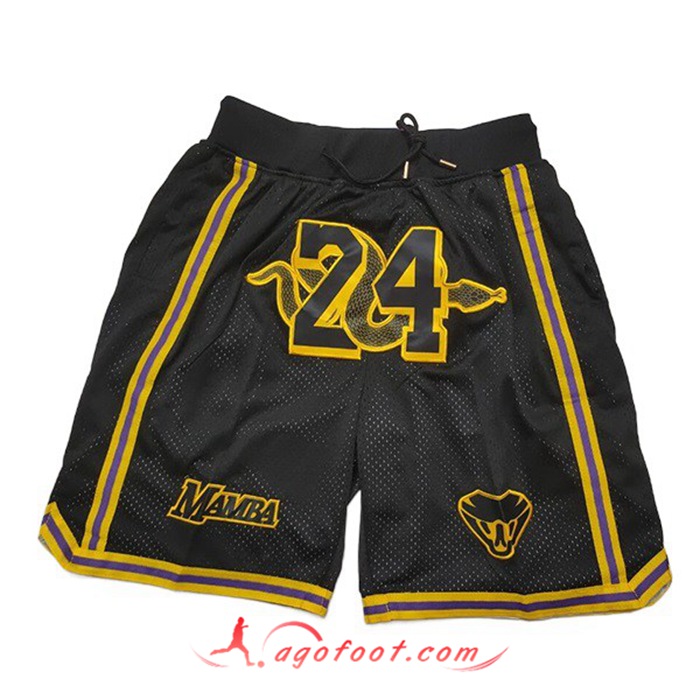Shorts NBA Los Angeles Lakers Noir