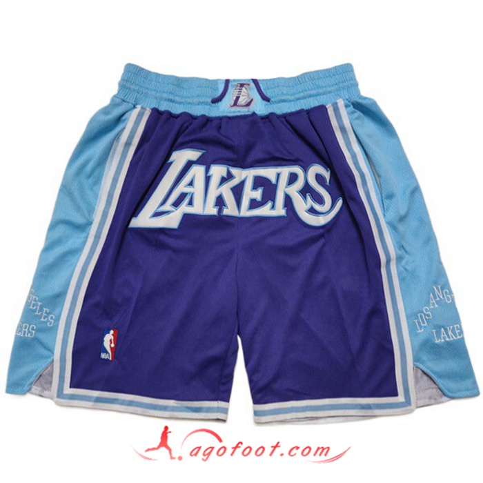 Shorts NBA Los Angeles Lakers Pourpre