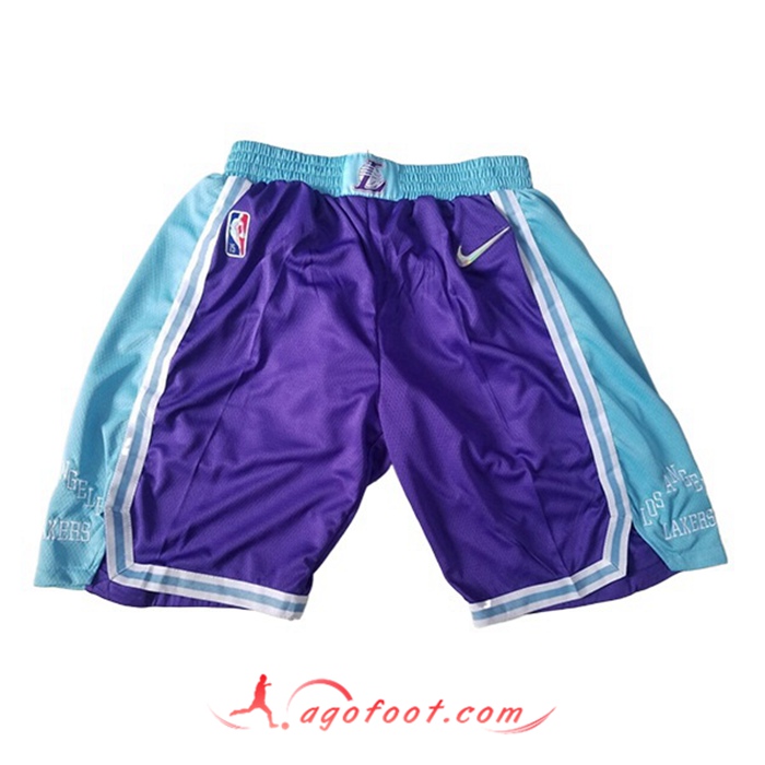 Shorts NBA Los Angeles Lakers Pourpre