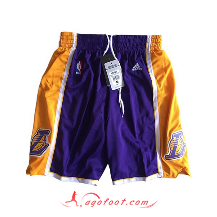 Shorts NBA Los Angeles Lakers Pourpre