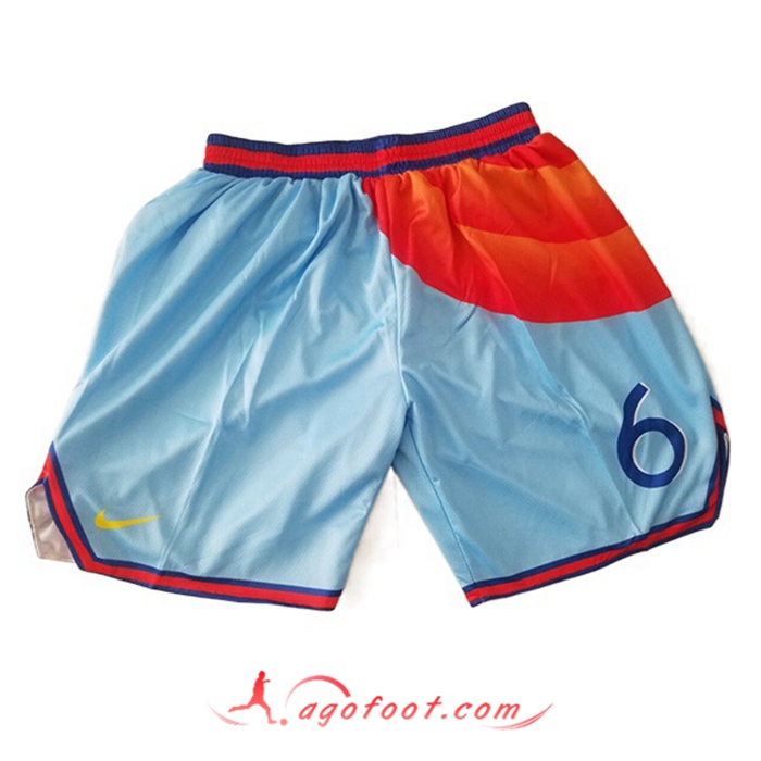 Shorts NBA Chicago Bulls Bleu Clair