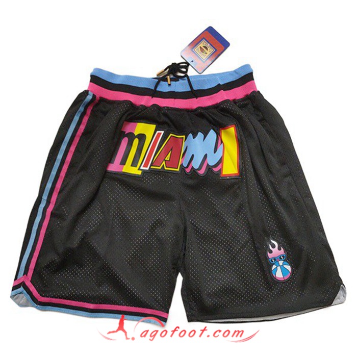 Shorts NBA Miami Heat Noir