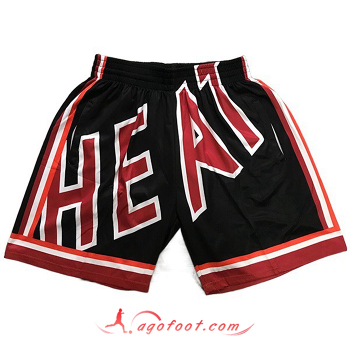 Shorts NBA Miami Heat Noir