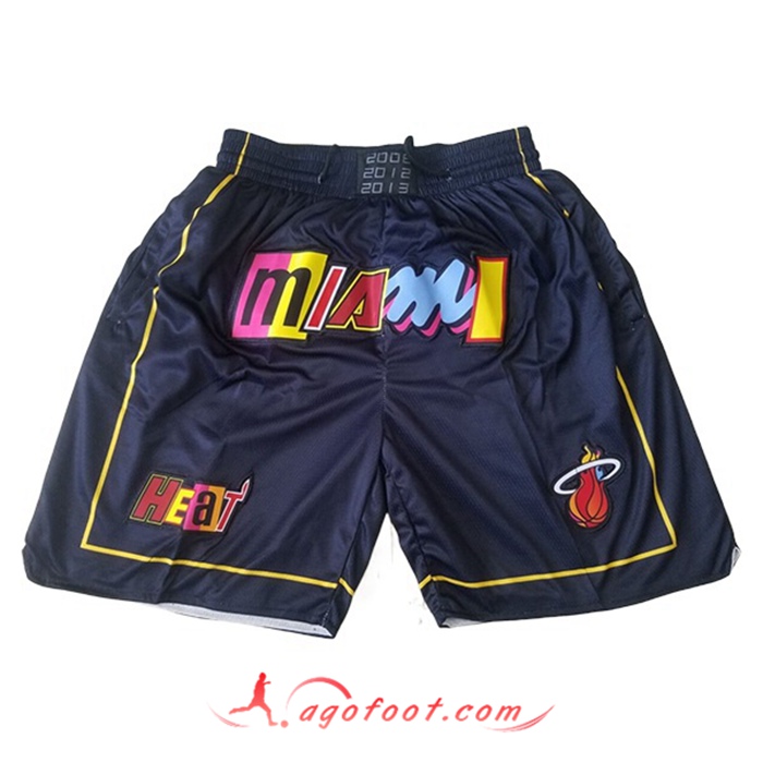Shorts NBA Miami Heat Bleu Foncé