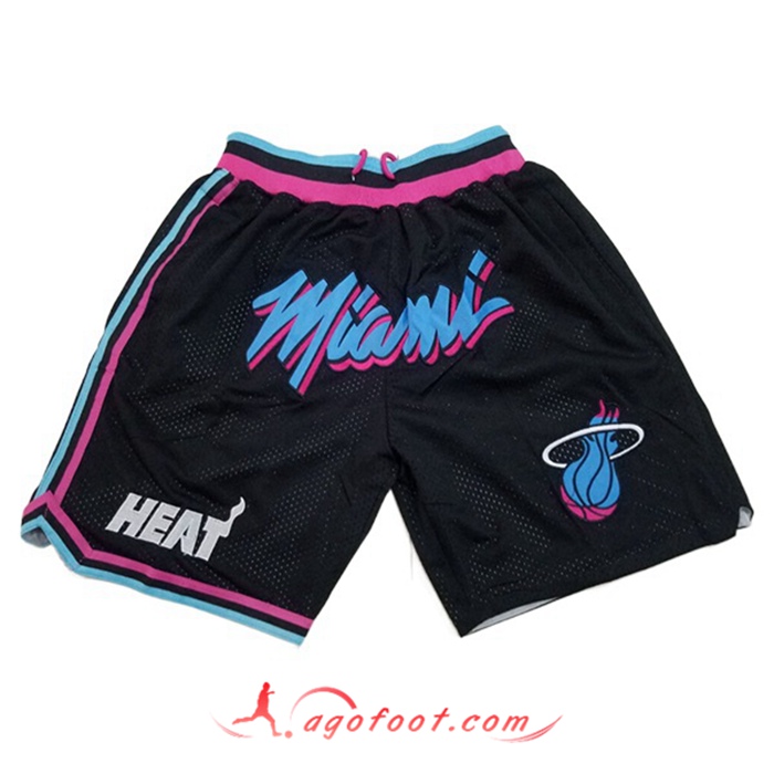 Shorts NBA Miami Heat Noir