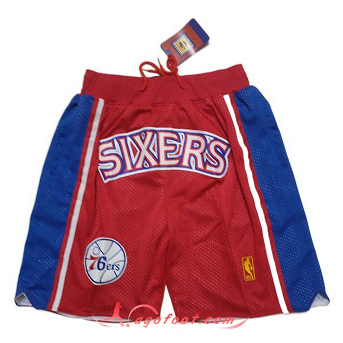Shorts NBA Philadelphia 76ers Rouge
