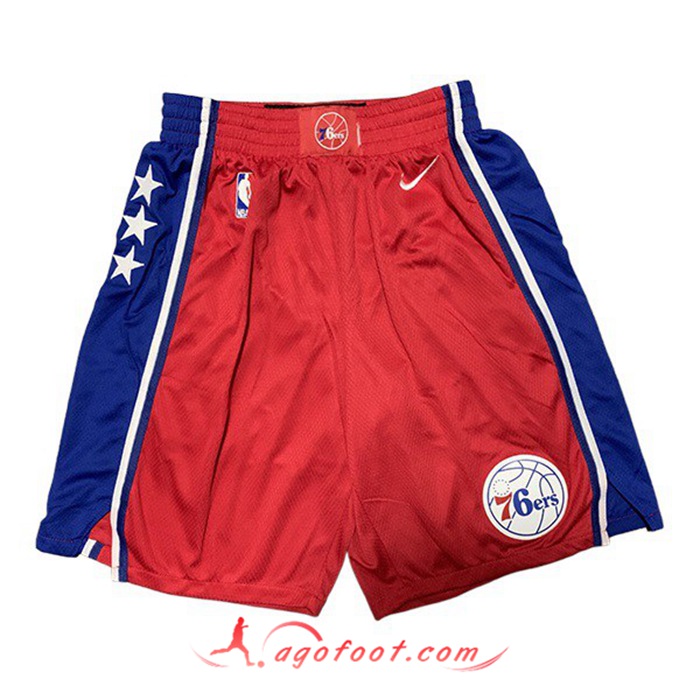 Shorts NBA Philadelphia 76ers Rouge