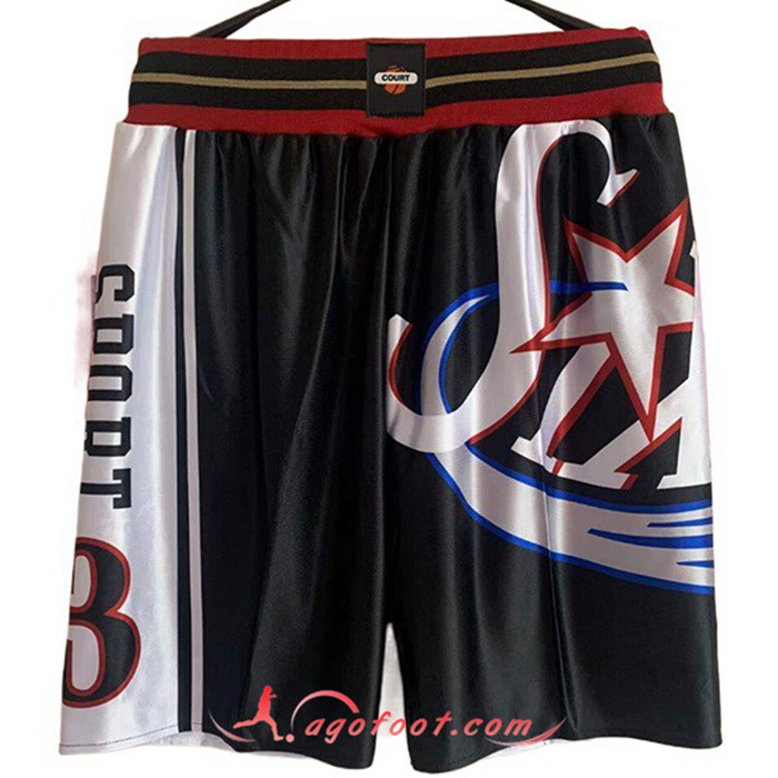 Shorts NBA Philadelphia 76ers Noir